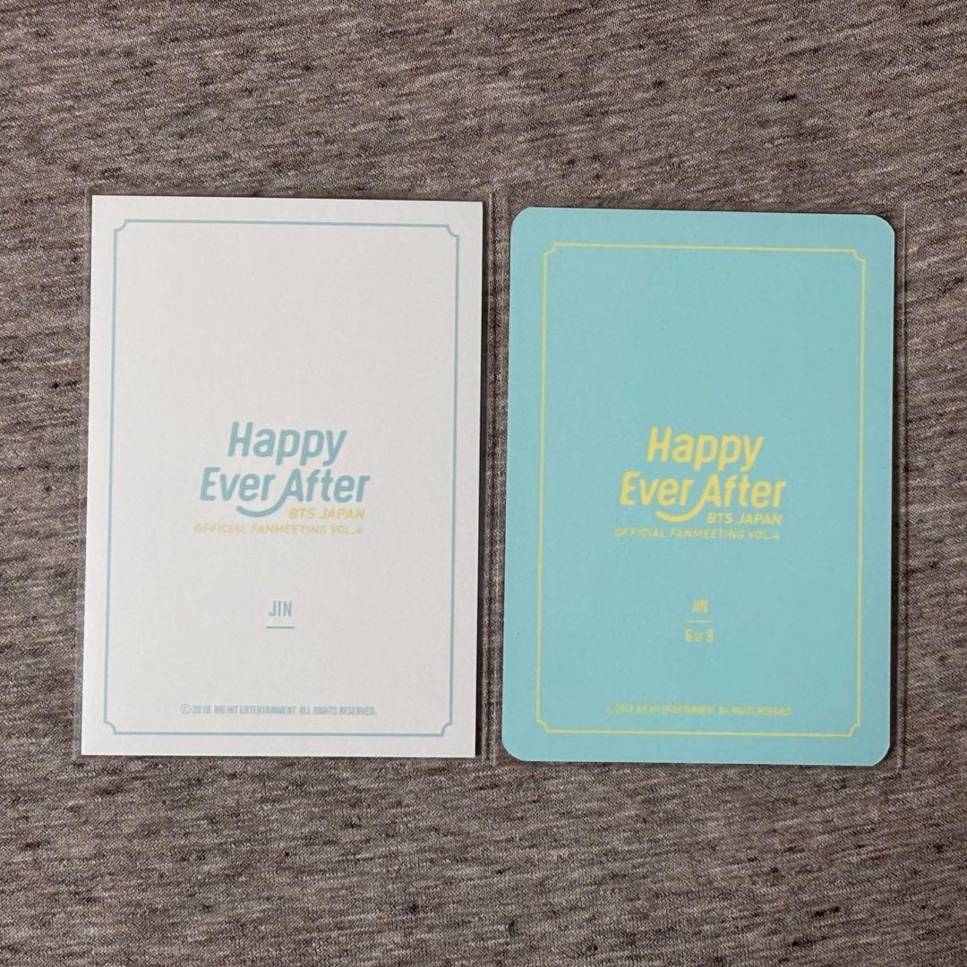 BTS ハピエバ ジン JIN ミニフォト トレカ - メルカリ
