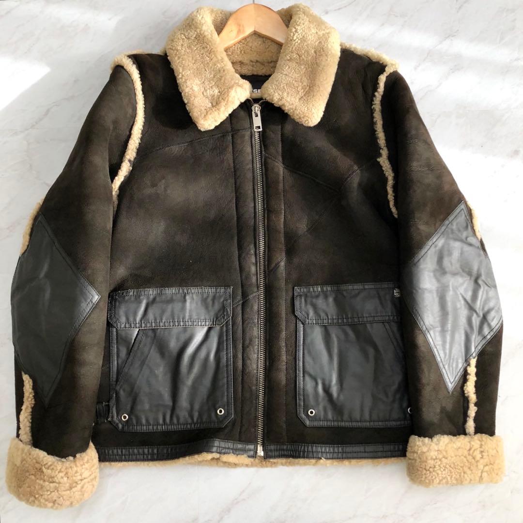 DIESEL HERITAGEライン B-3 リアルムートン フライトジャケット