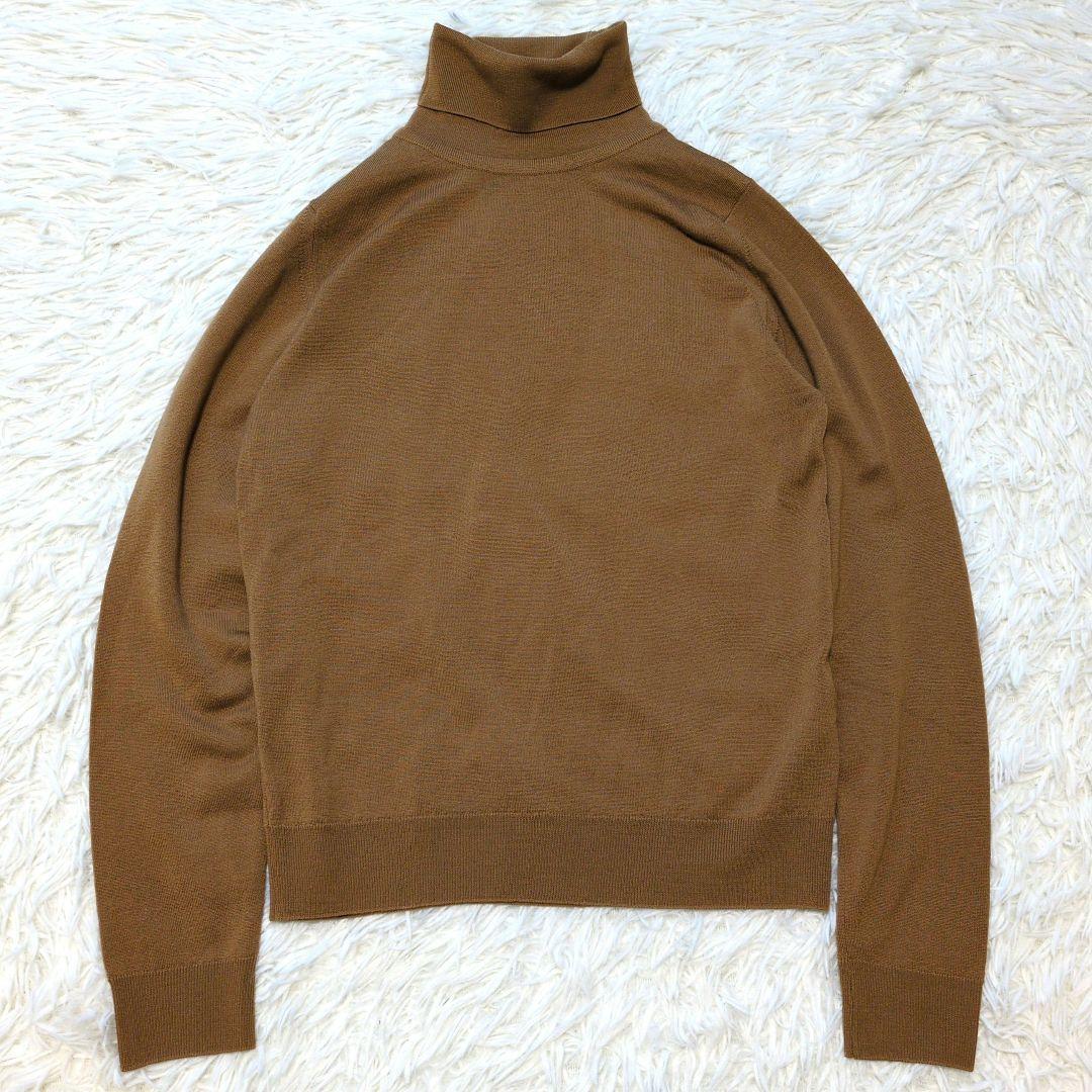 美品✨ジョンスメドレー 現行 30G タートルネックニット メリノウール JOHN SMEDLEY（ジョンスメドレー） ニットトップス CHERWELL STANDARD