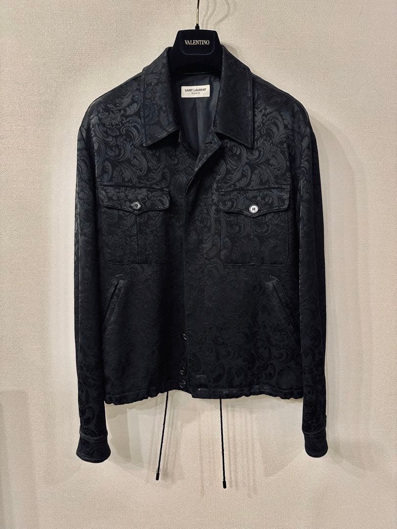 【極美品】 SAINT LAURENT 黒ジャケット サンローラン
