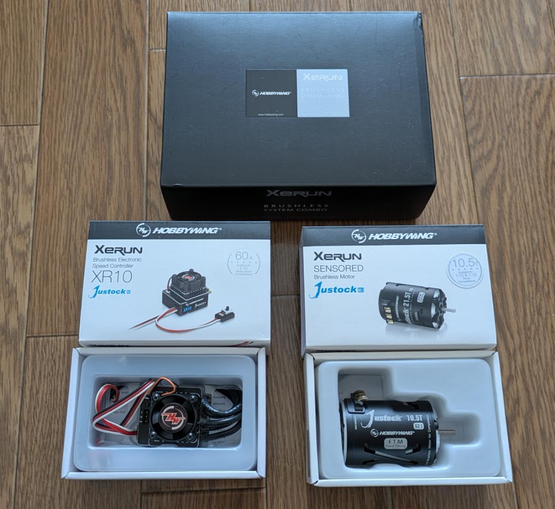 ホビーラジコン HOBBYWING XR10 Justock G3 10.5T