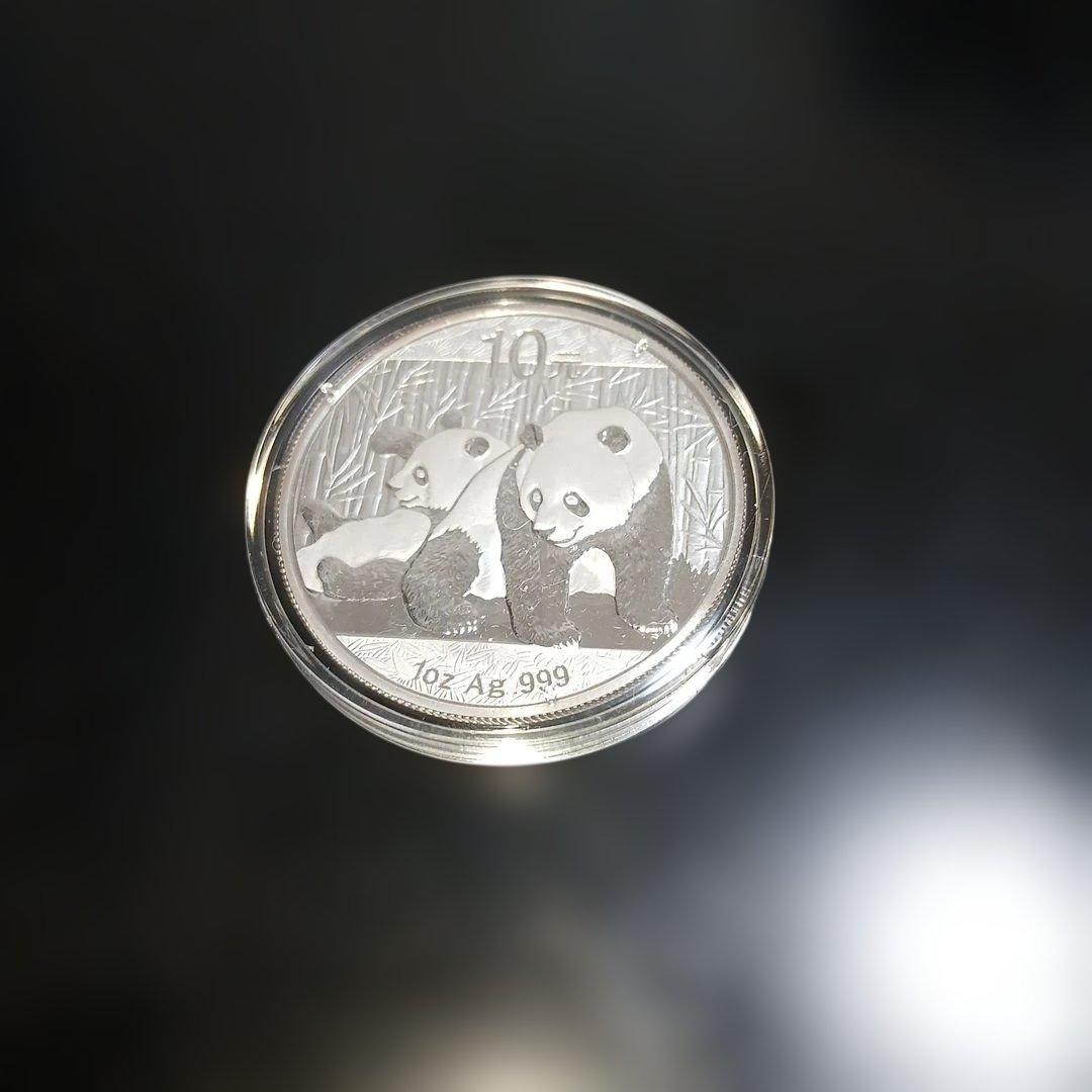 た*ぢ様 2010年 中華人民共和国 パンダ銀貨 1オンス 79022