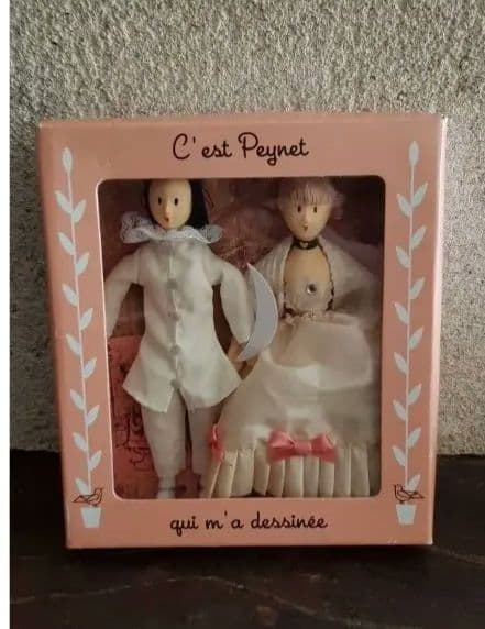 パリで購入❣️レイモンペイネ☆2007年度版人形☆初めての舞踏会とピエロのお友達 レイモン・ペイネ画集 | nostos books ノストスブックス