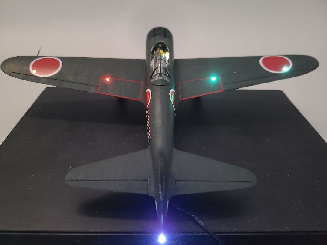 零式艦上戦闘機21型 岩本 徹三 飛曹長搭乗機リアルモーターライズ完成