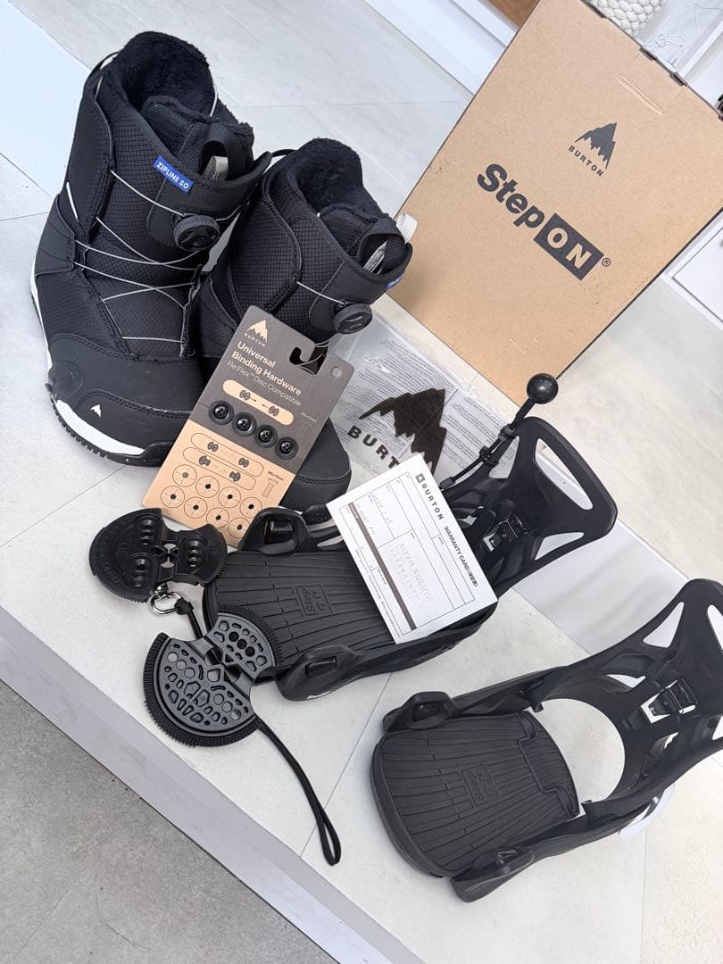 BURTON STEP ON スノーボードブーツとバインディングセット　フル装備
