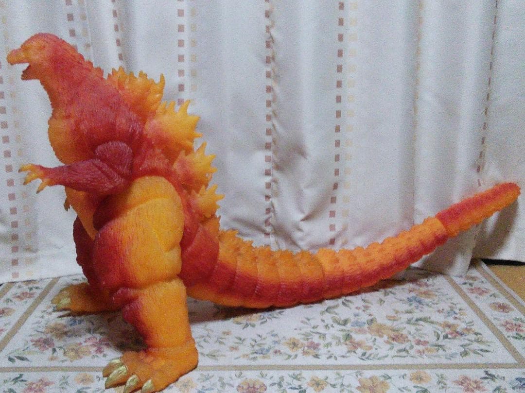 超特大 愛蔵版 バーニングゴジラ 1994年 ソフビ BANDAI