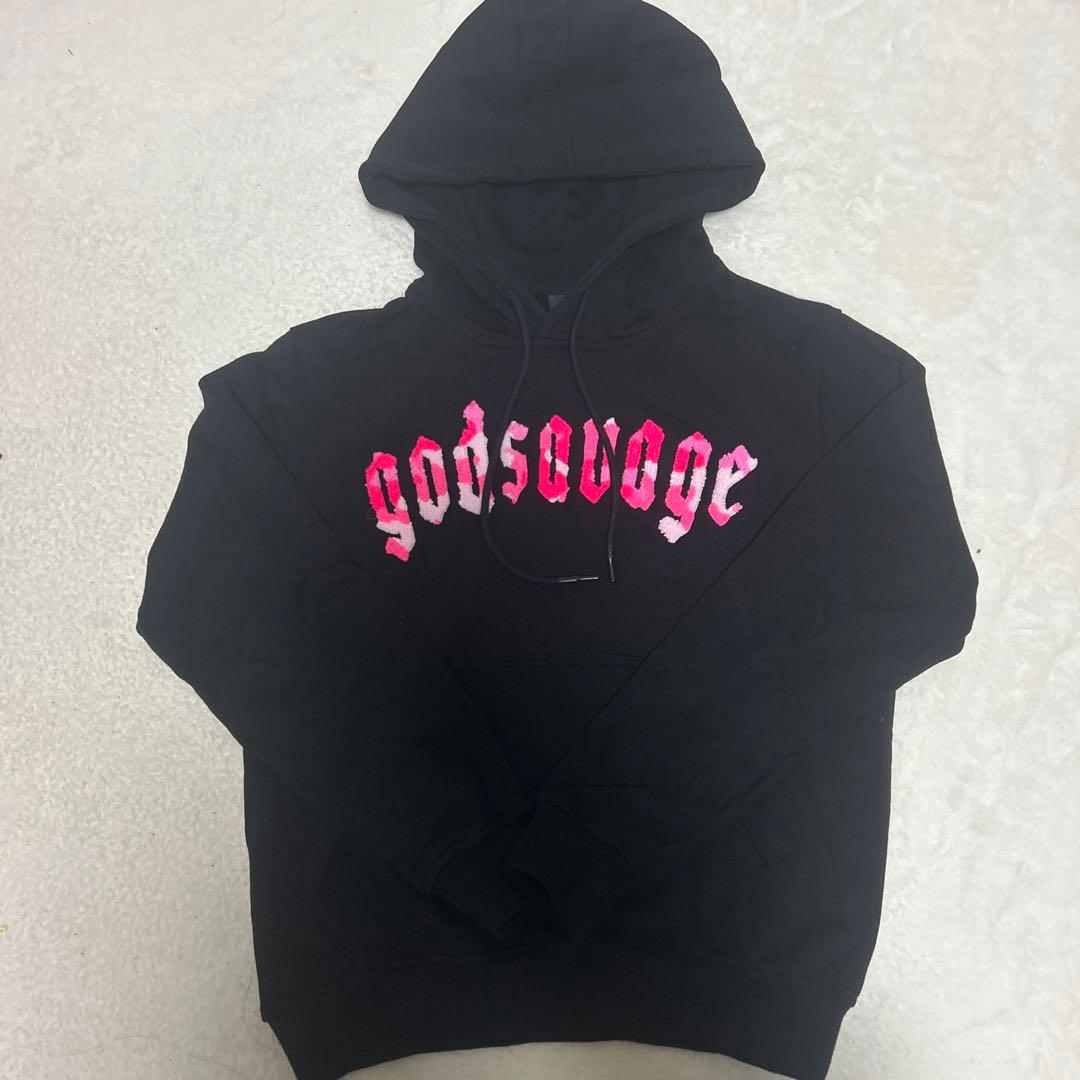 ゴットサベージパーカーSサイズ ゴッドサヴェージのキラキラパーカーセットアップ | TikTok