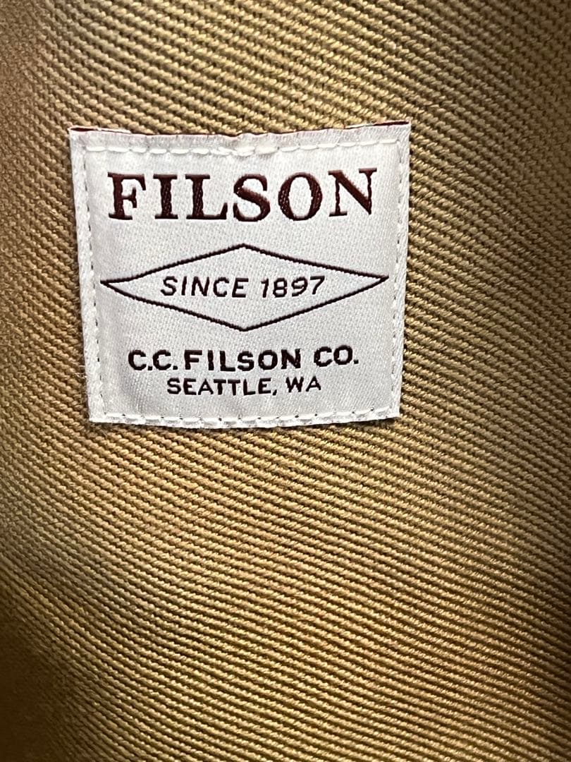 ジ*ン様 フィルソン FILSON ベビーオンスツイル オープン トート バッグ