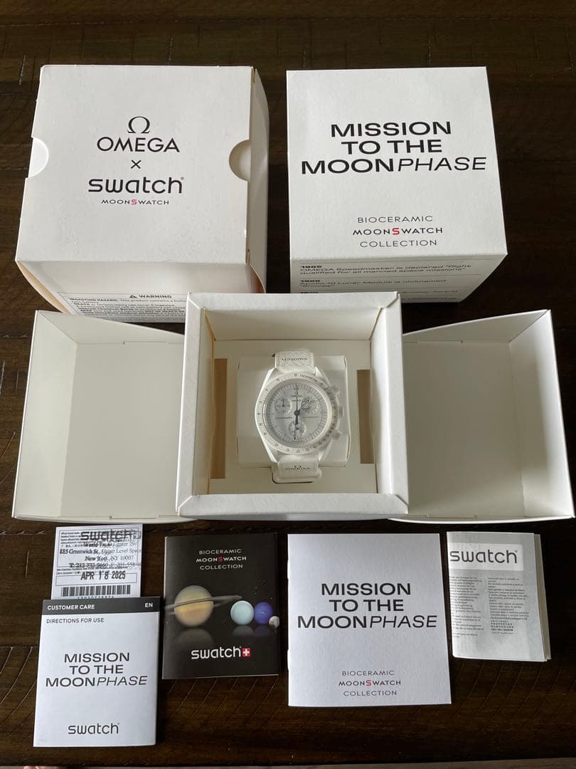 希少! OMEGA x Swatch オメガ スウォッチ スヌーピー 白 新品