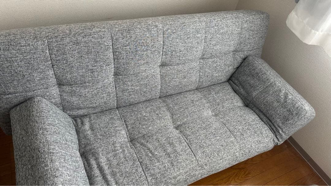 ニトリ ソファベッド MARKS AM グレー