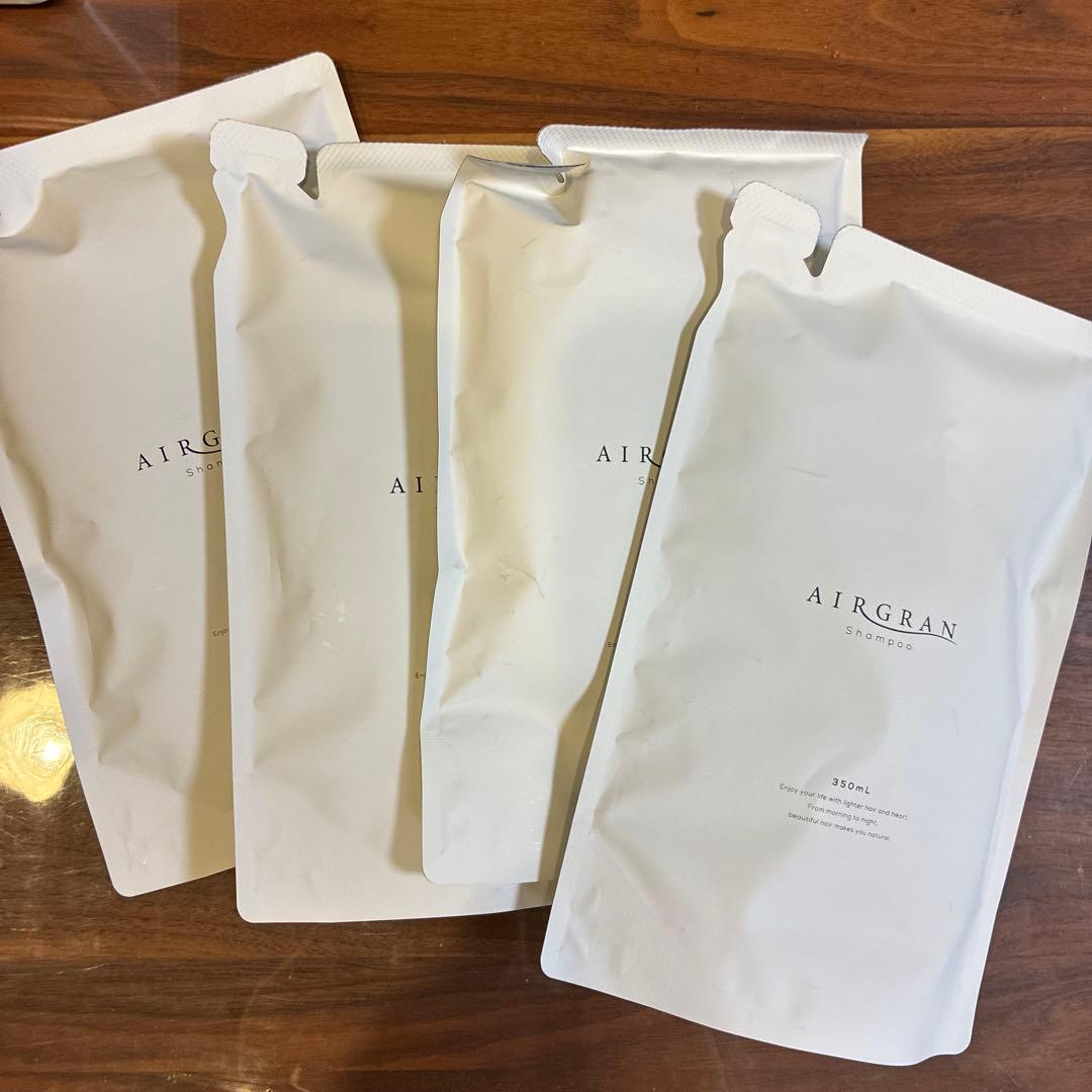 A I R G R A N シャンプー 4個セット　詰替 AIRGRAN ナチュラルストレートシャンプー＆トリートメント | 【公式
