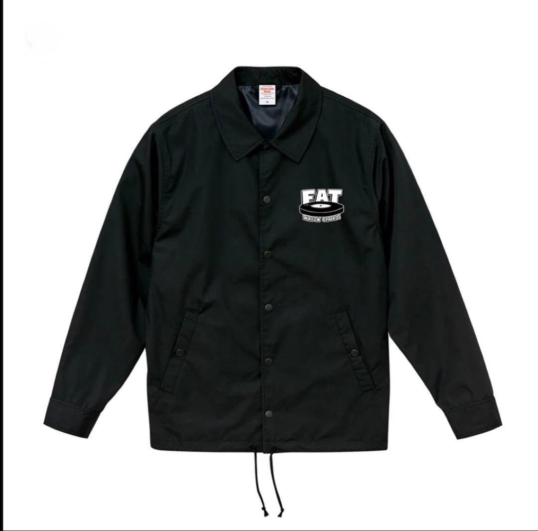 FAT WRECK CHORDS コーチジャケット　ブラック　L 人気サイズ FAT WRECK CHORDS コーチジャケット NOFX ハイスタ XL - メルカリ