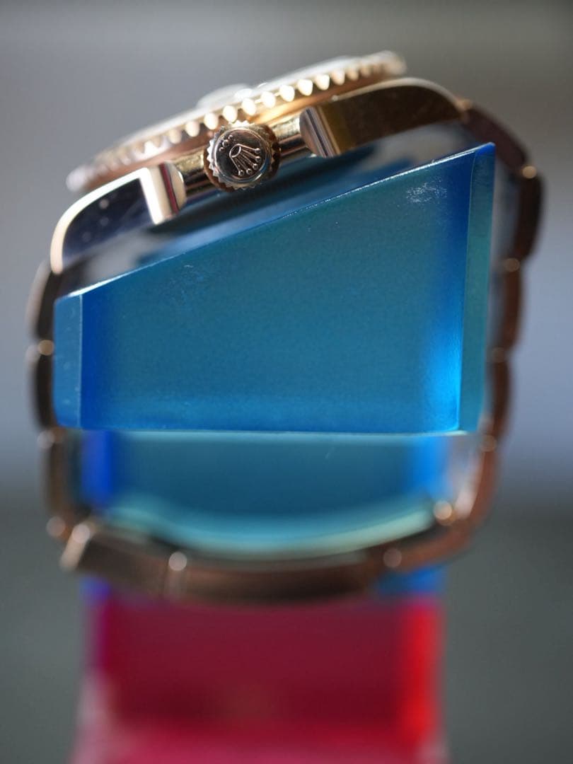 HOMECARECIRCLE-腕時計スタンド クリアレジンムントル バイカラー