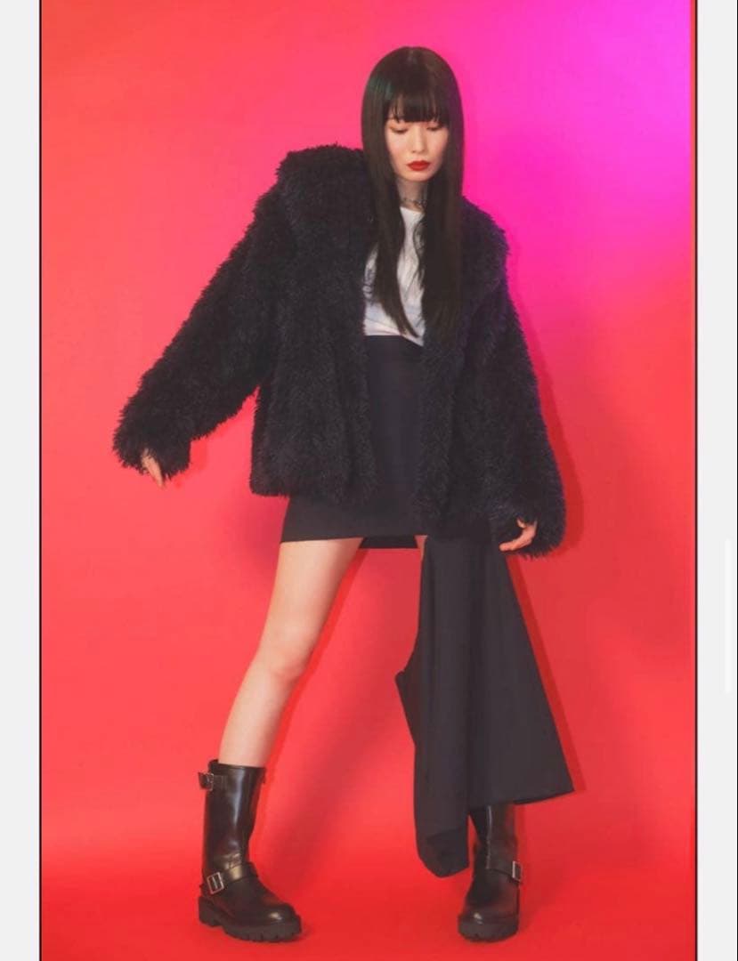 未着用】NANA×銀座かねまつコラボ エンジニアブーツ 24cm 大崎ナナ