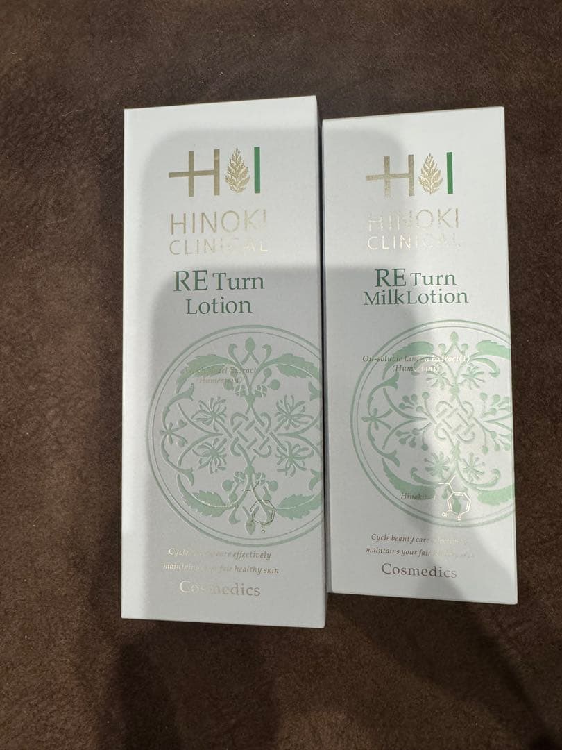 ヒノキREターンローション、REミルクローションセット　新品未使用