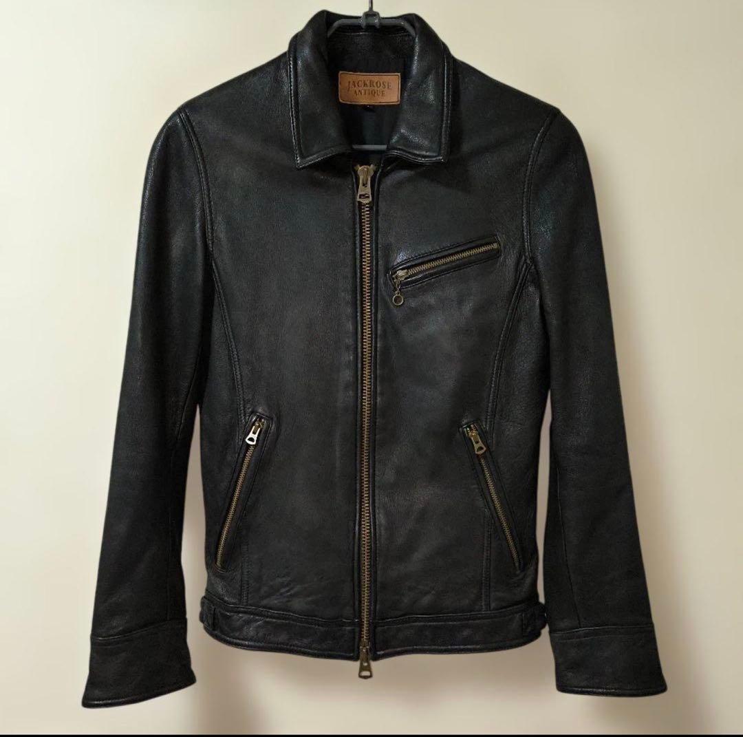 JACKROSE★本革ゴートレザー【山羊革】ライダースジャケット/3