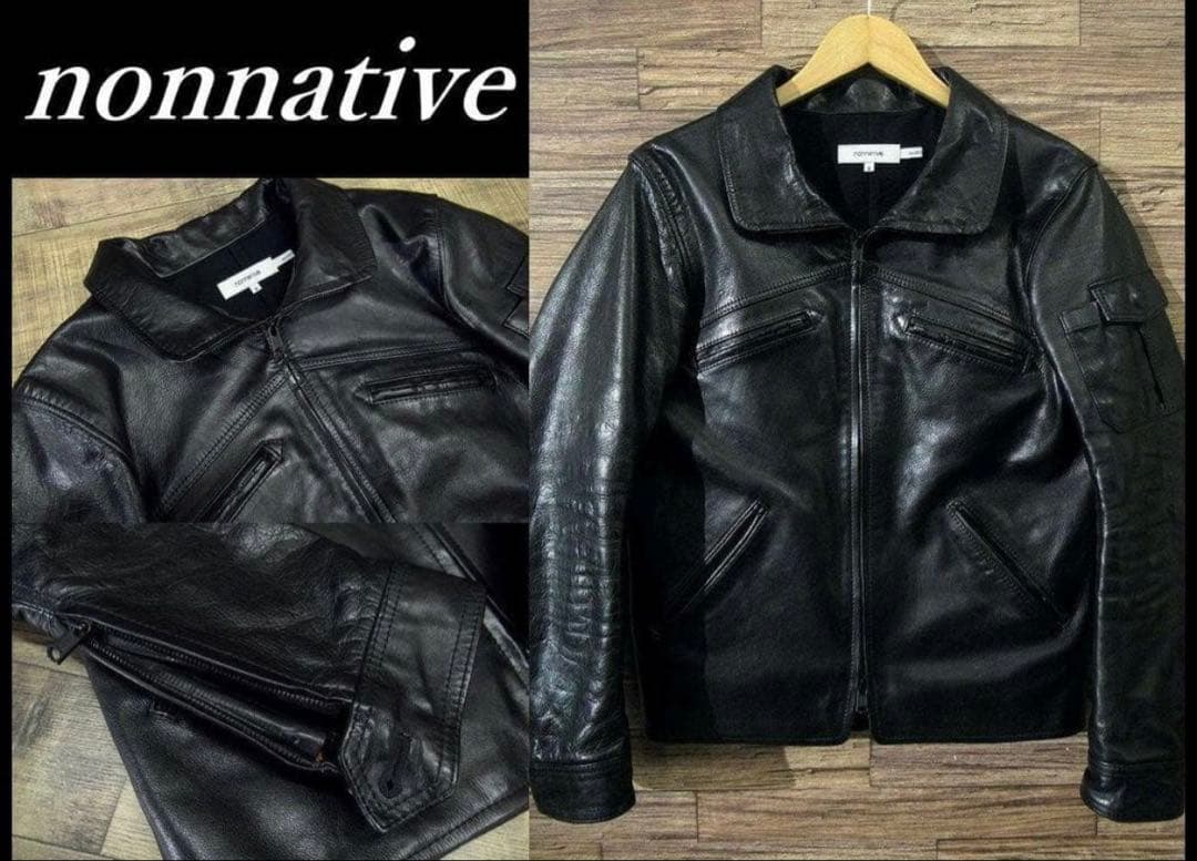 定価99,540円 ノンネイティブ レザージャケットnonnative