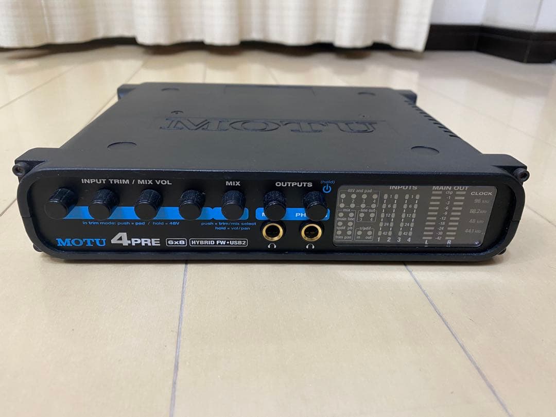 MOTU 4PRE オーディオインターフェイス MOTU 4Pre(モツ USB オーディオインターフェイス コンパクト)（中古
