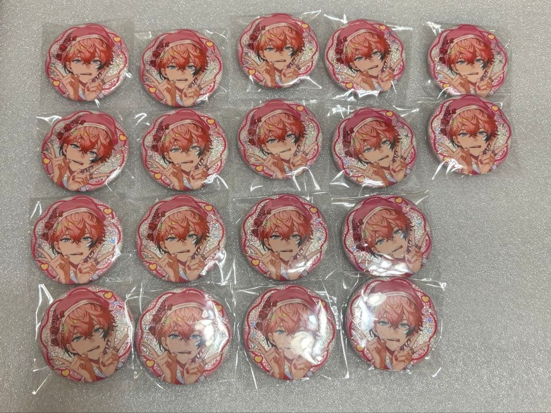 赤城ウェン ぎゃうるふ 缶バッジ ぎゃうver 18点