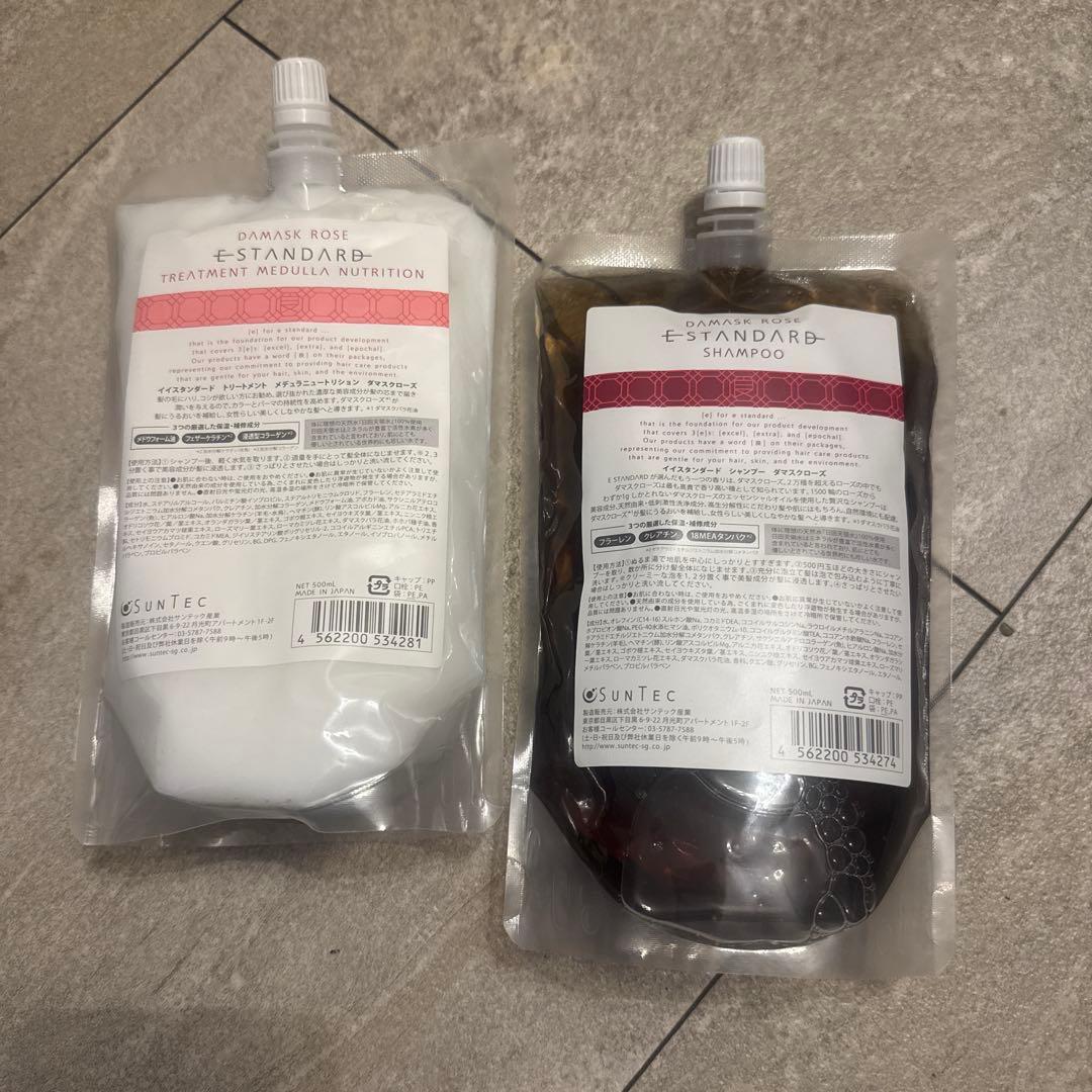 【イースタンダード】 シャンプー&トリートメント　ダマスクローズ　詰替500mL