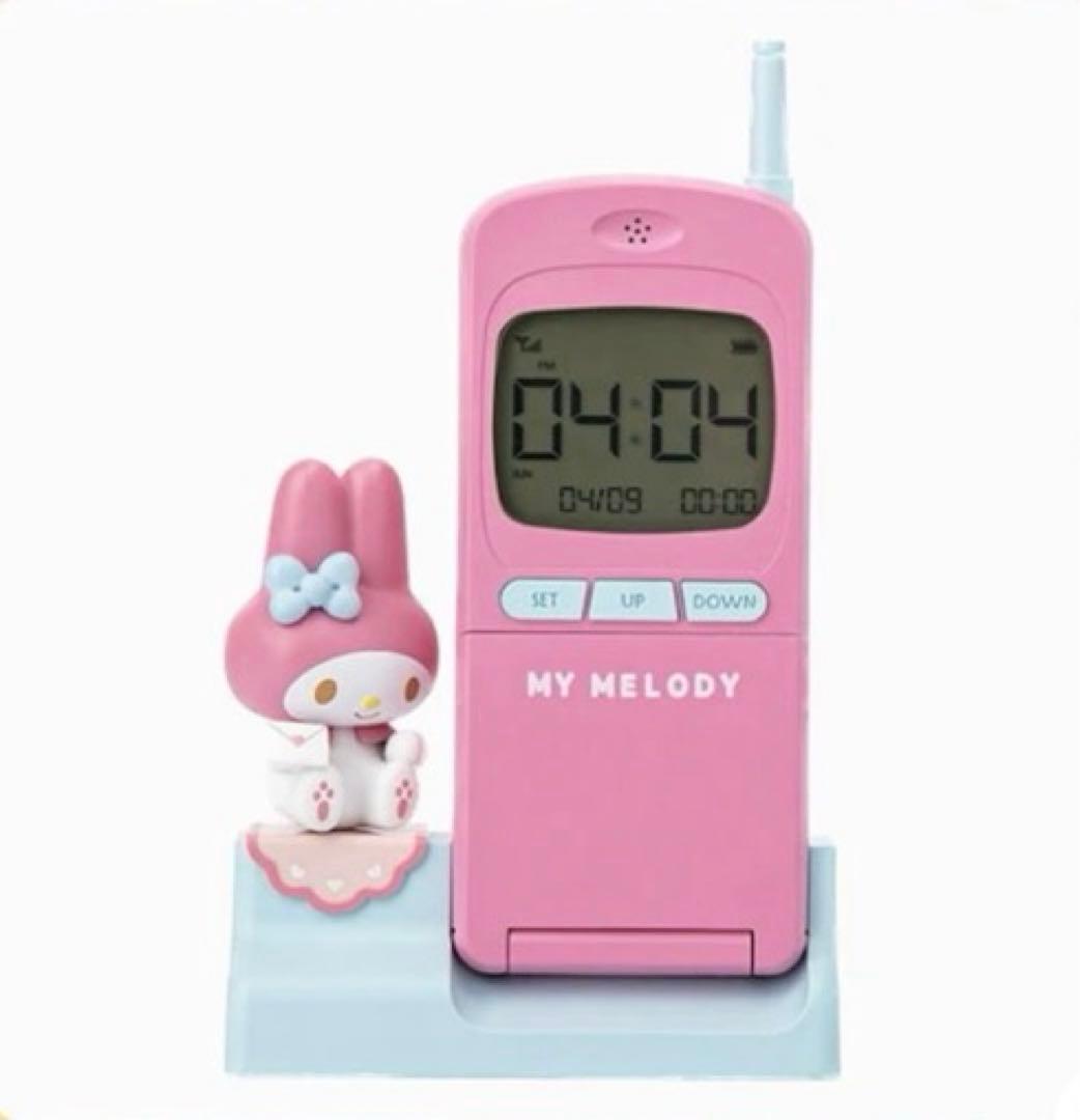 新品】マイメロディ ガラケー型 時計 アラーム付き 韓国限定品 - メルカリ