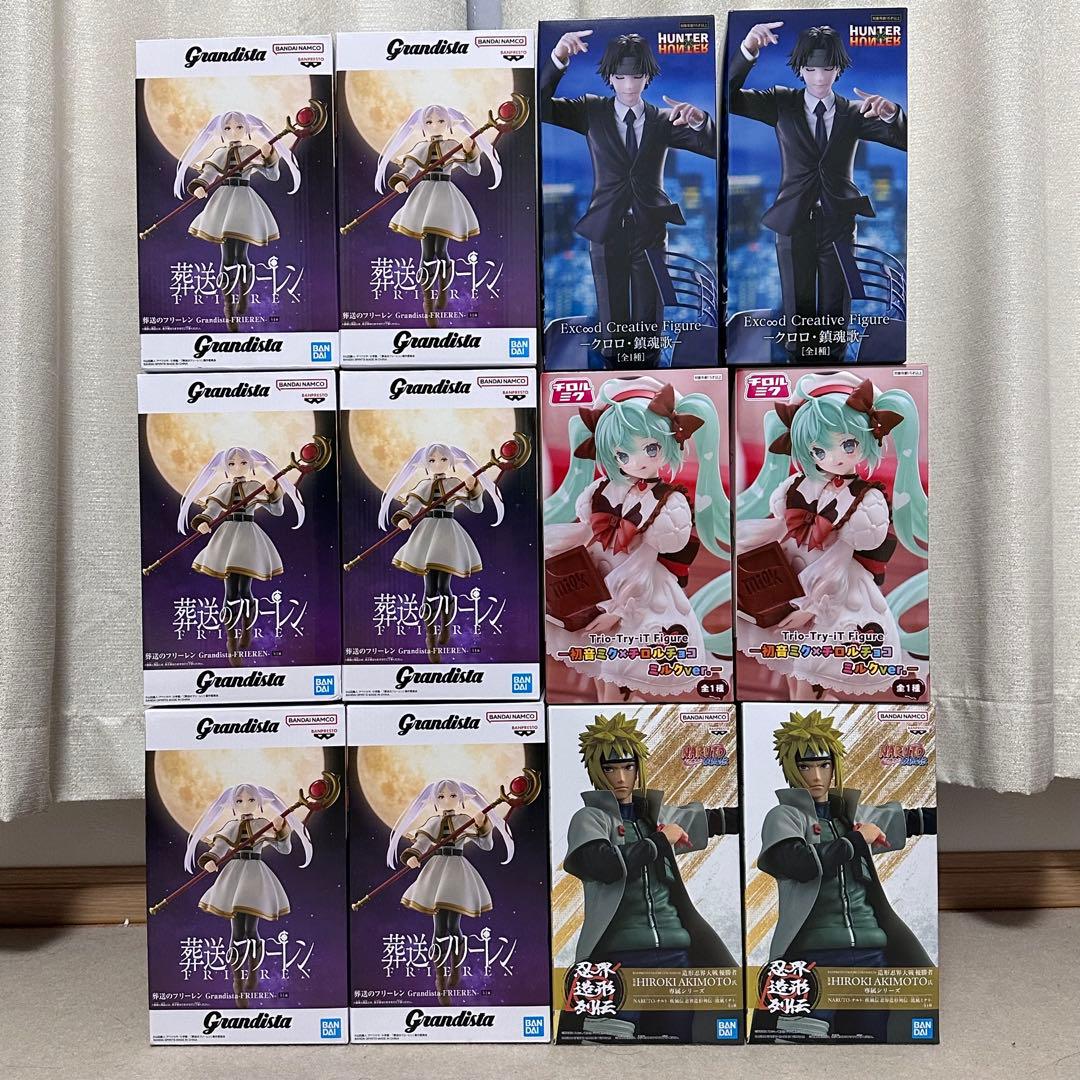 新品未開封 フィギュア 12点 フリーレン 初音ミク ナルト　ハンターハンター
