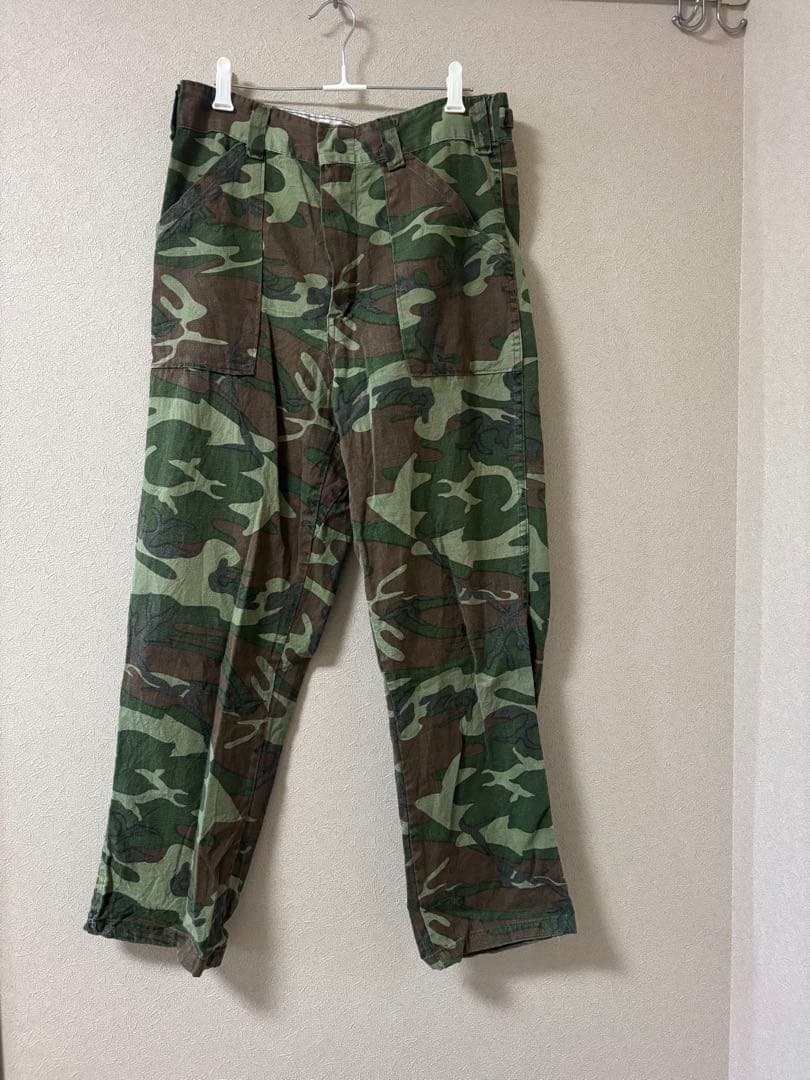 【希少】迷彩柄 ミリタリーパンツ カモフラ 迷彩パンツ メンズ カーゴパンツ 作業着 レディース 大きいサイズ