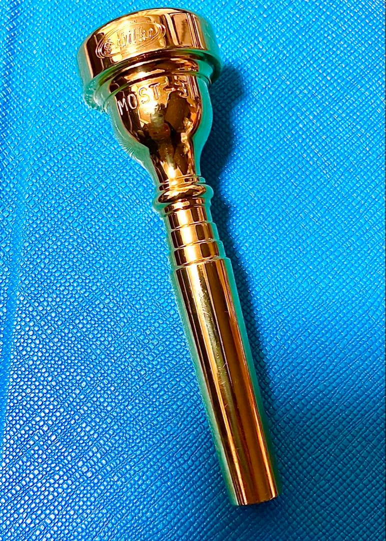 シルキーschilke トランペット マウスピース Most3 GP 金メッキ - メルカリ