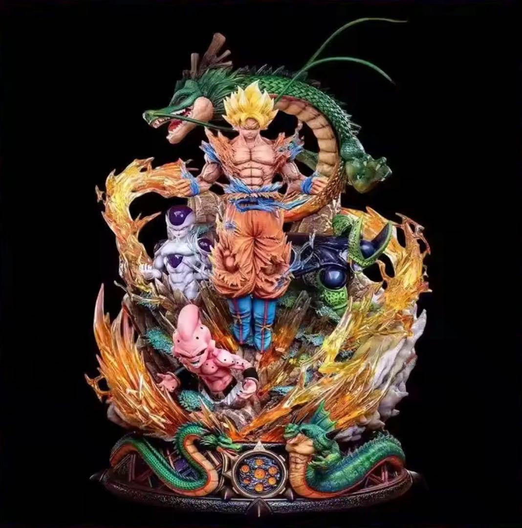 ドラゴンボール　悟空　フリーザ　セル　魔人ブウフィギュア　ガレージキット23cm