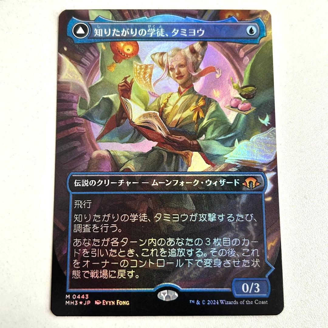 【日本語テクスチャーFoil】《知りたがりの学徒、タミヨウ》ボーダーレス