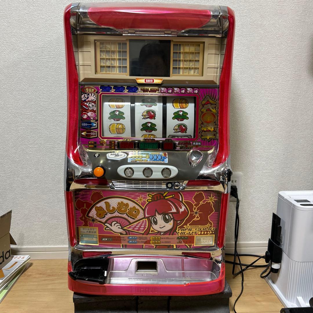 パチスロ八代将軍吉宗 初代4号機スロット実機 姫パネル 人気 家スロ 難