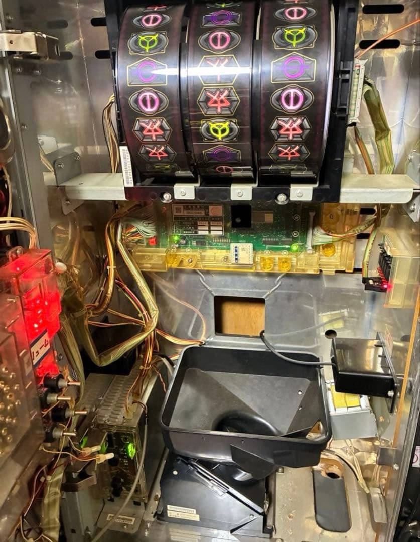 パチスロ ささみさん@がんばらない スロット 実機 コイン不要機付 送料