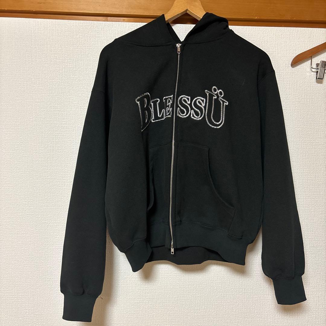 R様　BLESS Ü BU OG LOGO ZIP UP HOODIE
