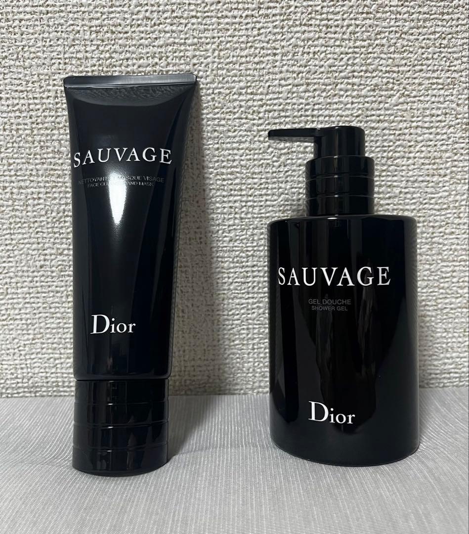 Dior SAUVAGE ソヴァージュ　クレンザーフェイスマスク　シャワージェル
