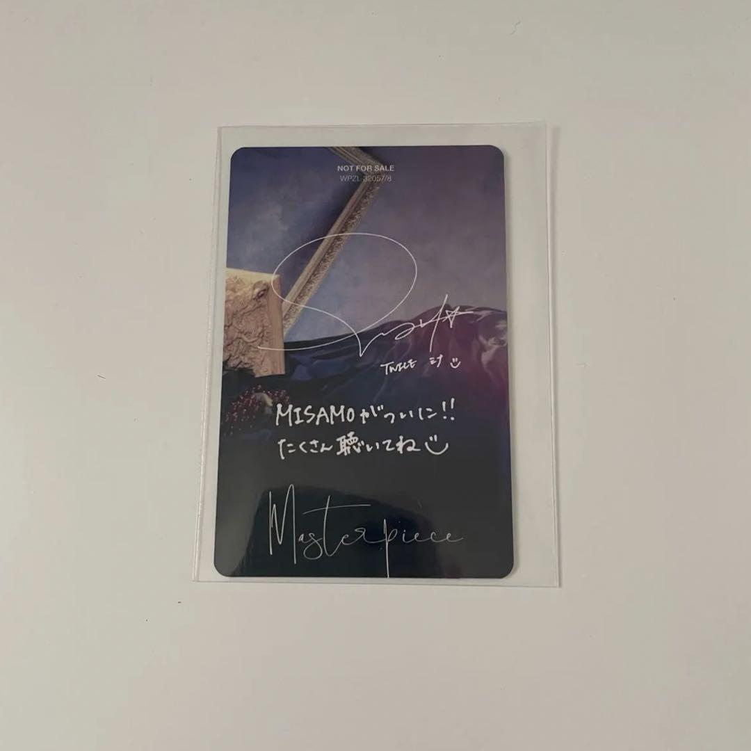 TWICE MISAMO 初回限定豪華盤 封入トレカ ミナ ふうせんガム - メルカリ