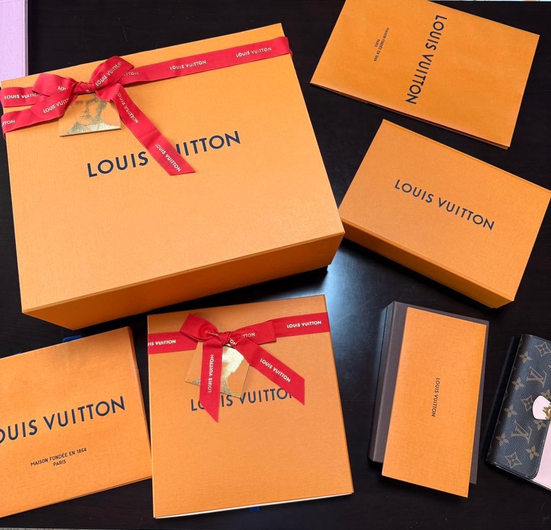 ルイヴィトン カプシーヌMM 保存用布袋 ボックス ショッパー リボン 空