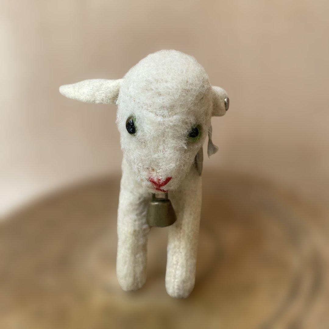 シュタイフLamby 10センチ ヒツジのランビー ひつじ 羊 ビンテージ