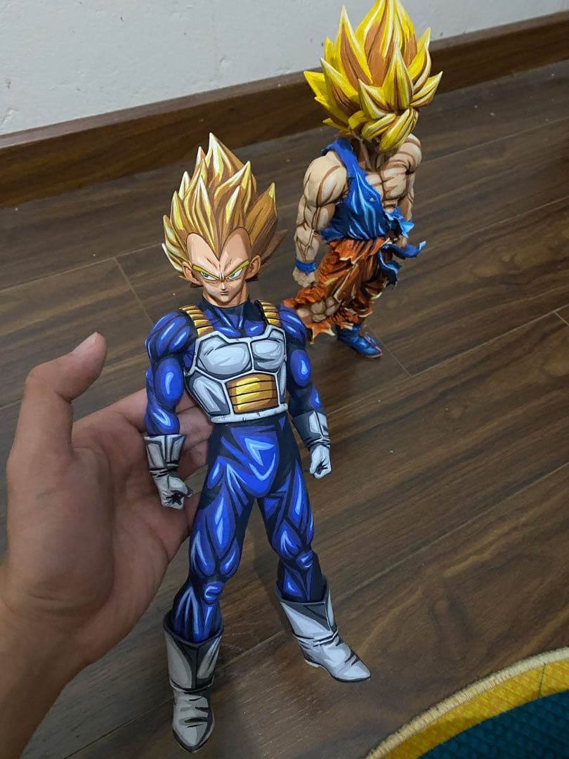 ドラゴンボール ベジータ悟空 フィギュアセット SMSP孫悟空リペイント
