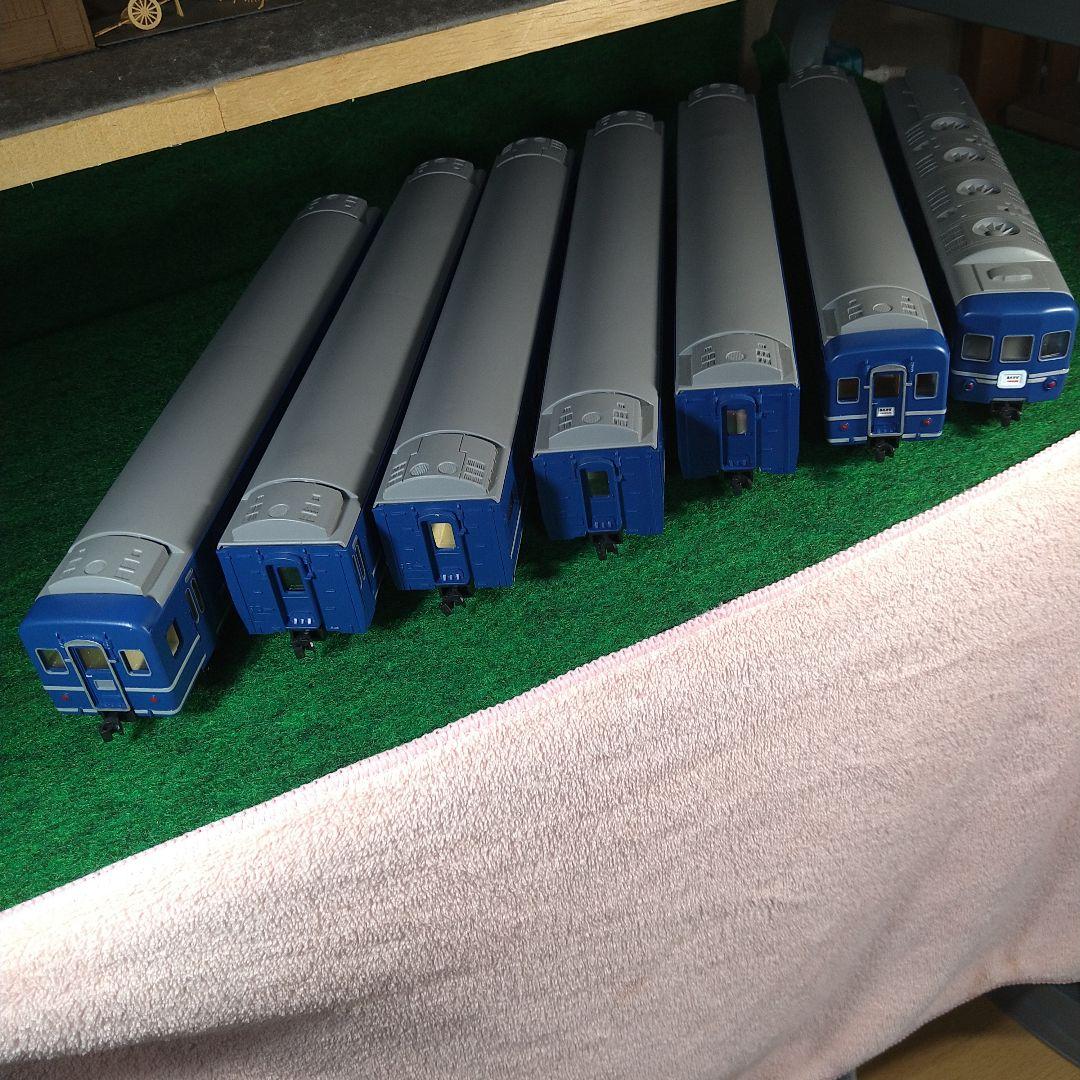 HOゲージ1/80 アリイ24系25形組立塗装走行化7両