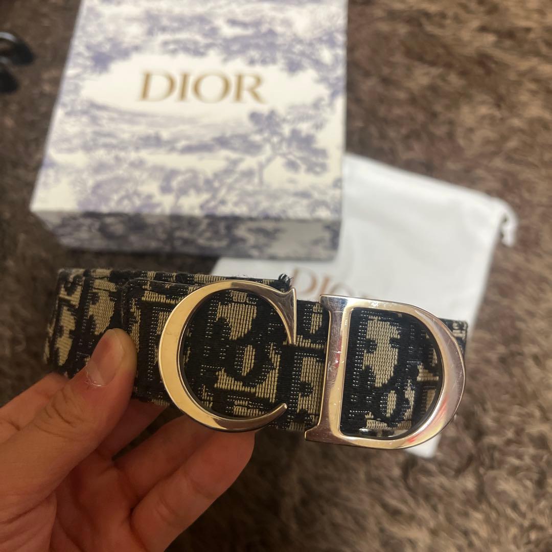 Christian Dior ベルト ロゴバックル