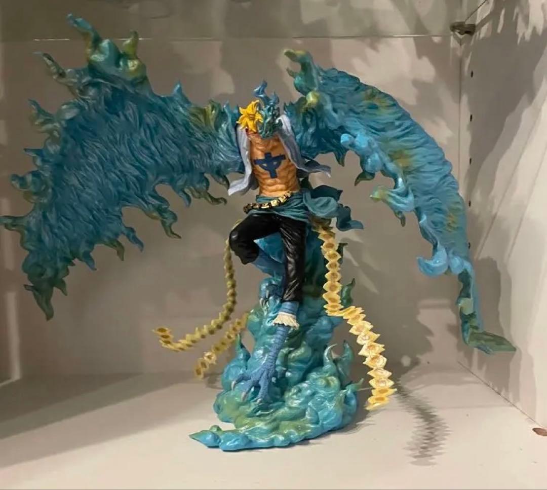 ワンピース　EX 悪魔を宿す者達 ラストワン賞　マルコ魂豪示像　 支柱欠品 ラストワン賞 一番くじ ワンピースフィギュア EX 悪魔を宿す者達