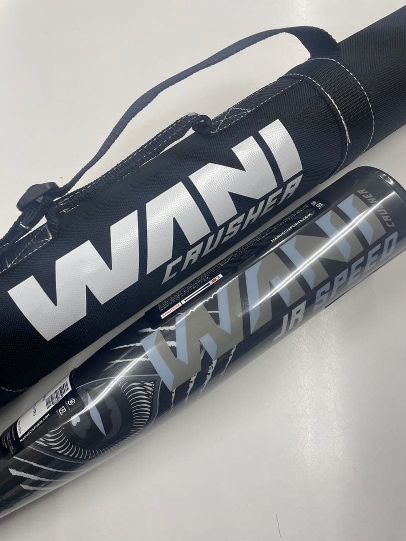 ま*さ様 新品 マルッチ 少年軟式用バット ワニクラッシャー スピード 黒ワニ