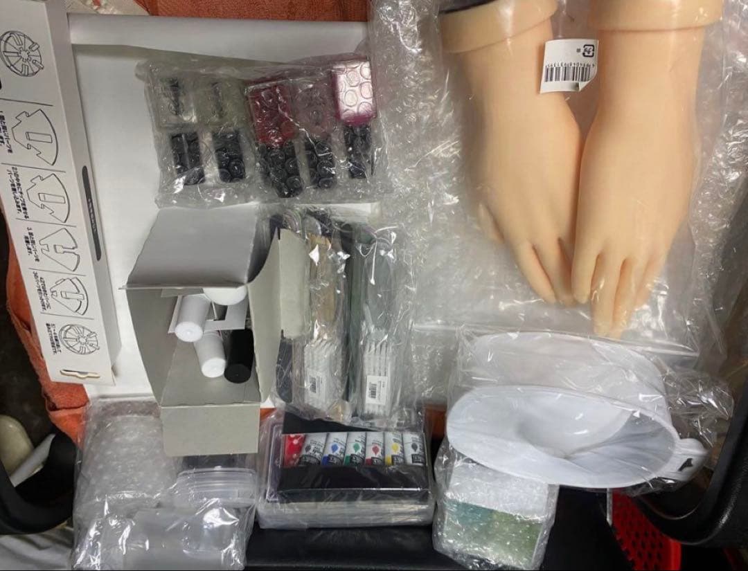 ネイルアート用品セット（練習用手付き）