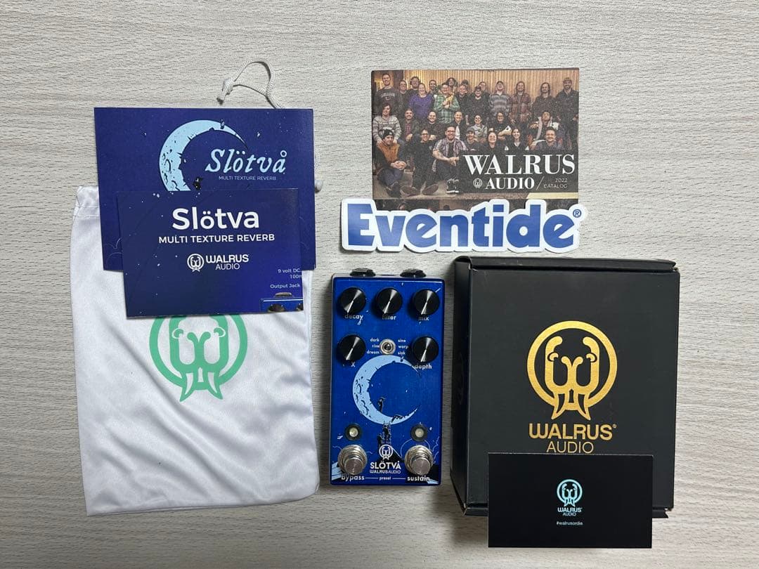 Walrus Audio Slotva SLO プリセット対応機種 取扱終了】Slötvå Multi-Texture Reverb | WALRUS AUDIO