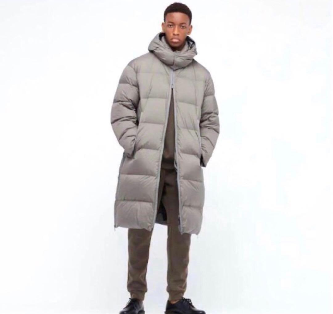 ユニクロ +J ロングダウンコート オーバーサイズS ジルサンダー グレー