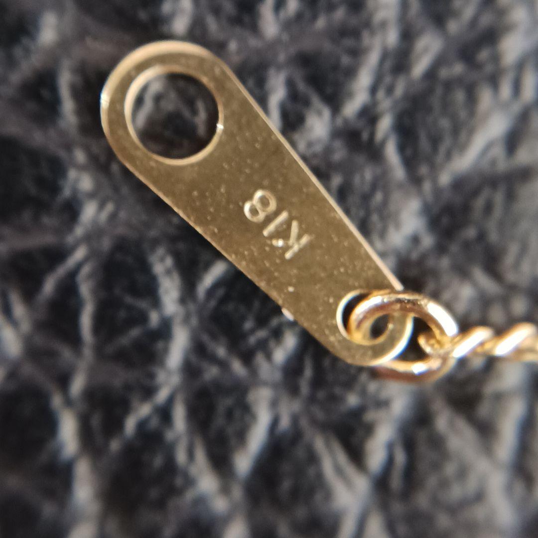 C011318) K18 YG ネックレス 喜平2面シングル ホールマーク - メルカリ