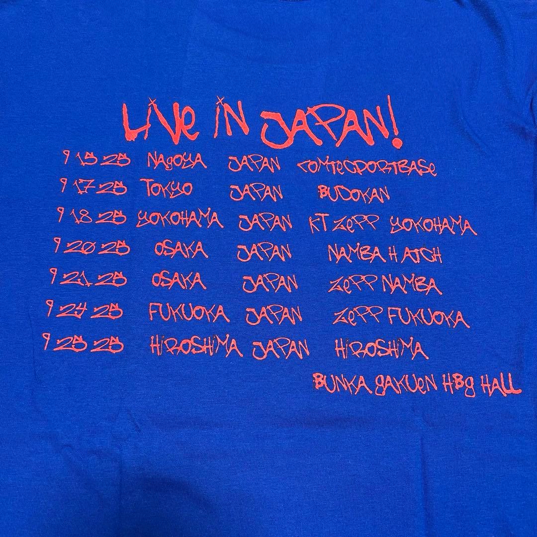 スマッシングパンプキンズ Tシャツ 青 L スマパン グッズ 日本公演