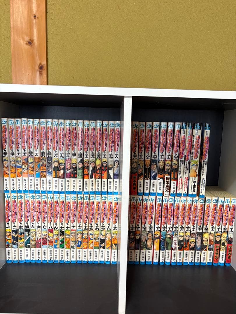 よ*の様 NARUTO 64巻セット＋72巻＋劇場版4巻　日本語版