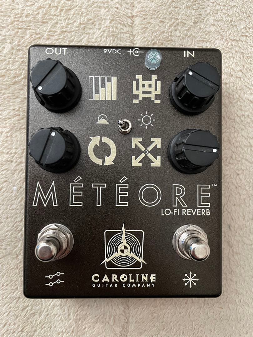 CAROLINE GUITAR COMPANY 「METEORE」 Caroline Guitar Co, から衝撃的なリバーブ・ペダル METEOREが登場