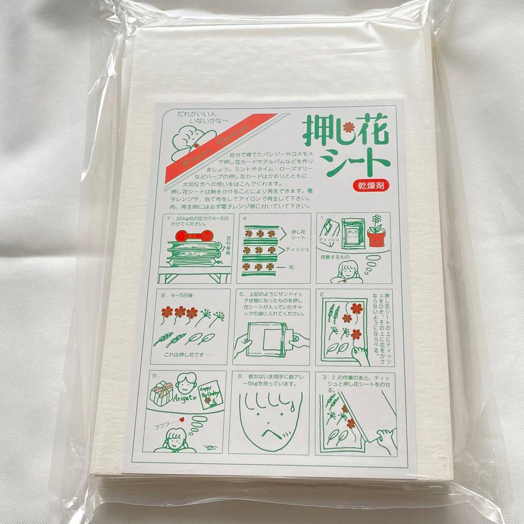 押し花シート 乾燥剤 3mm 6枚2点